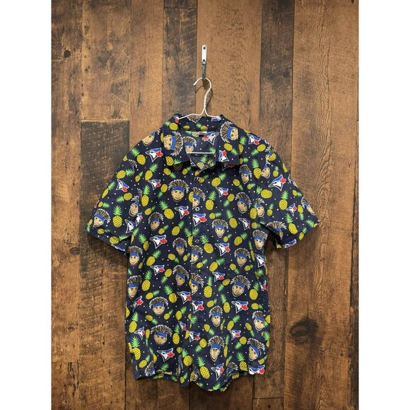 Toronto Blue Jays Hawaiian Shirt XL Pineapple Lourdes Gurriel Jr - Picture 2 of 6